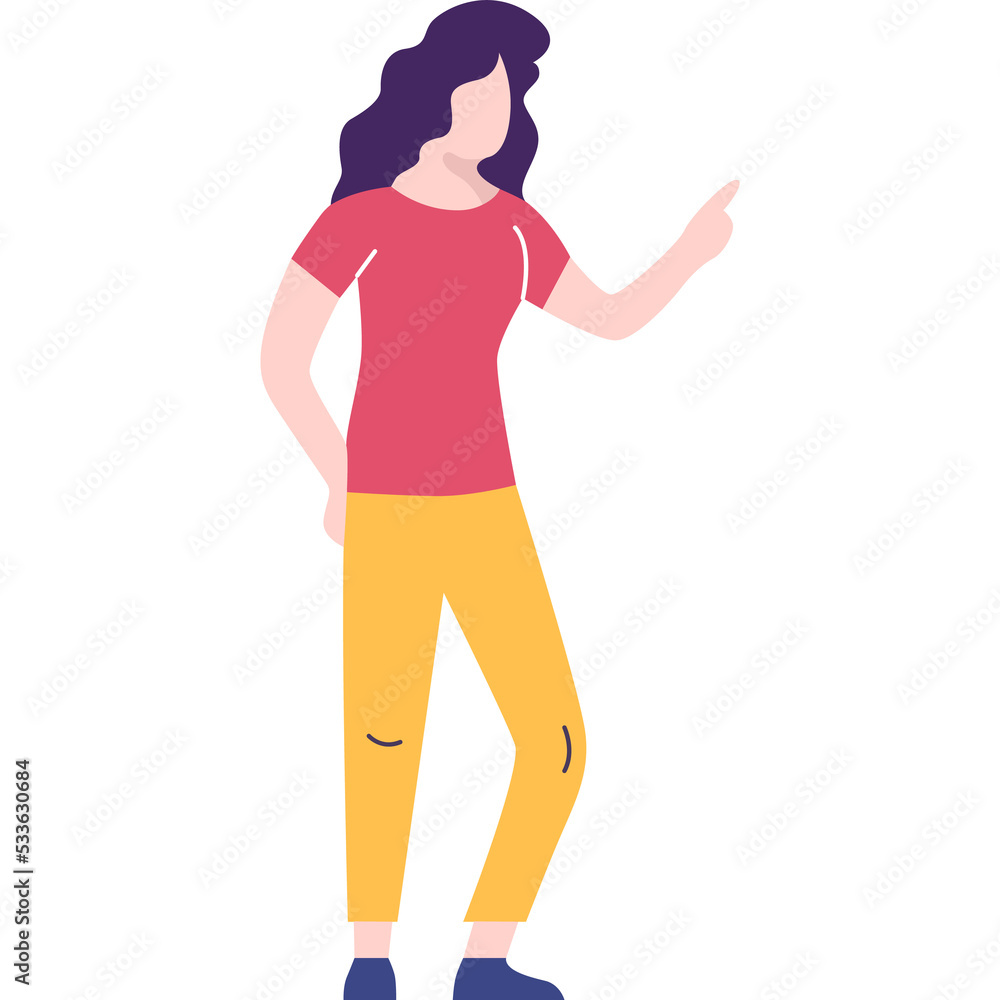 Woman giving advice vector icon isolated on white Woman giving advice vector icon isolated on white