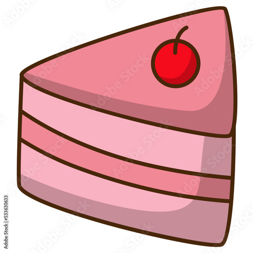 cake sweet dessert pastry symbol cartoon