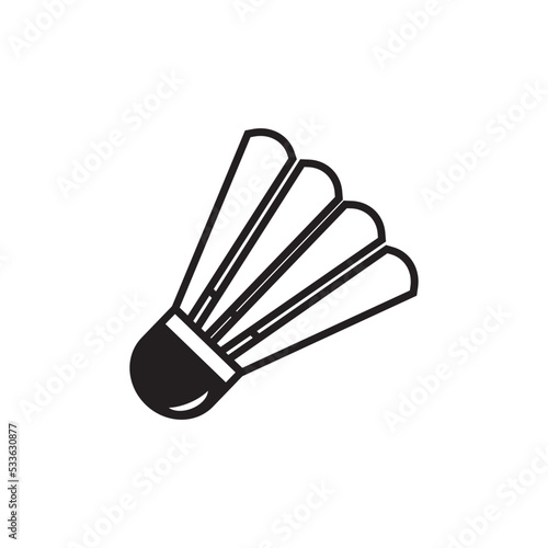 shuttlecock badminton  icon