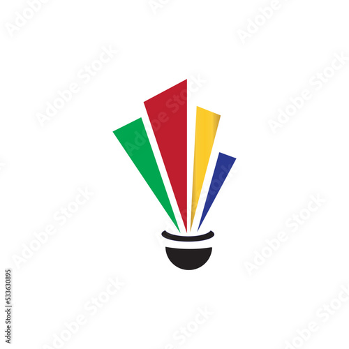 shuttlecock badminton  icon