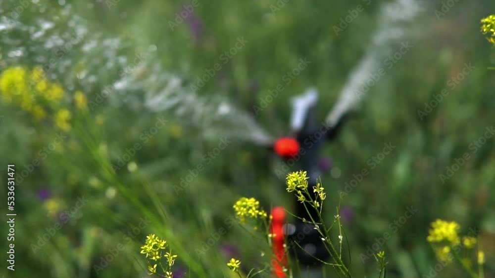 irrigation system of agricultural lands
