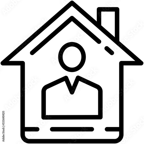 Property Agent Vector Icon 