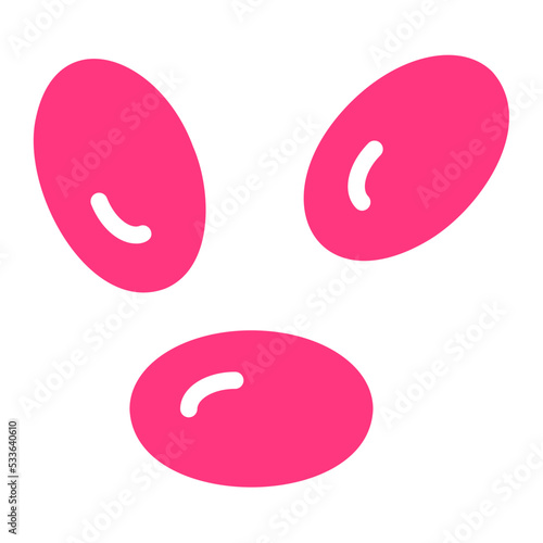 blood cells gradient icon