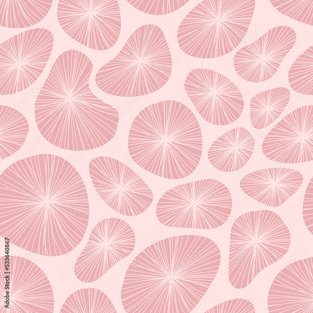 Abstract hand-drawn jellyfish pattern Abstract hand-drawn jellyfish pattern