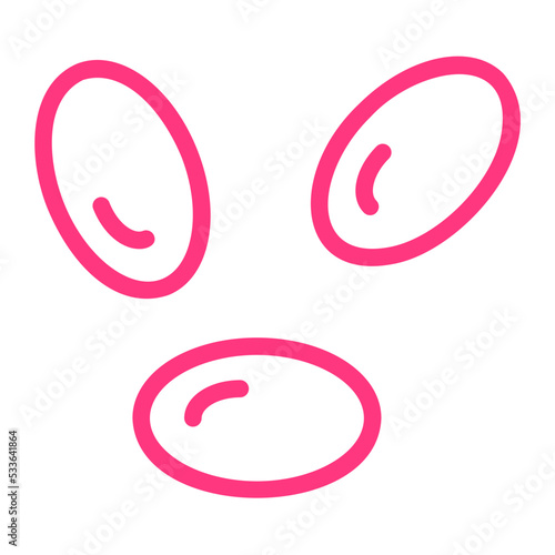 blood cells gradient icon