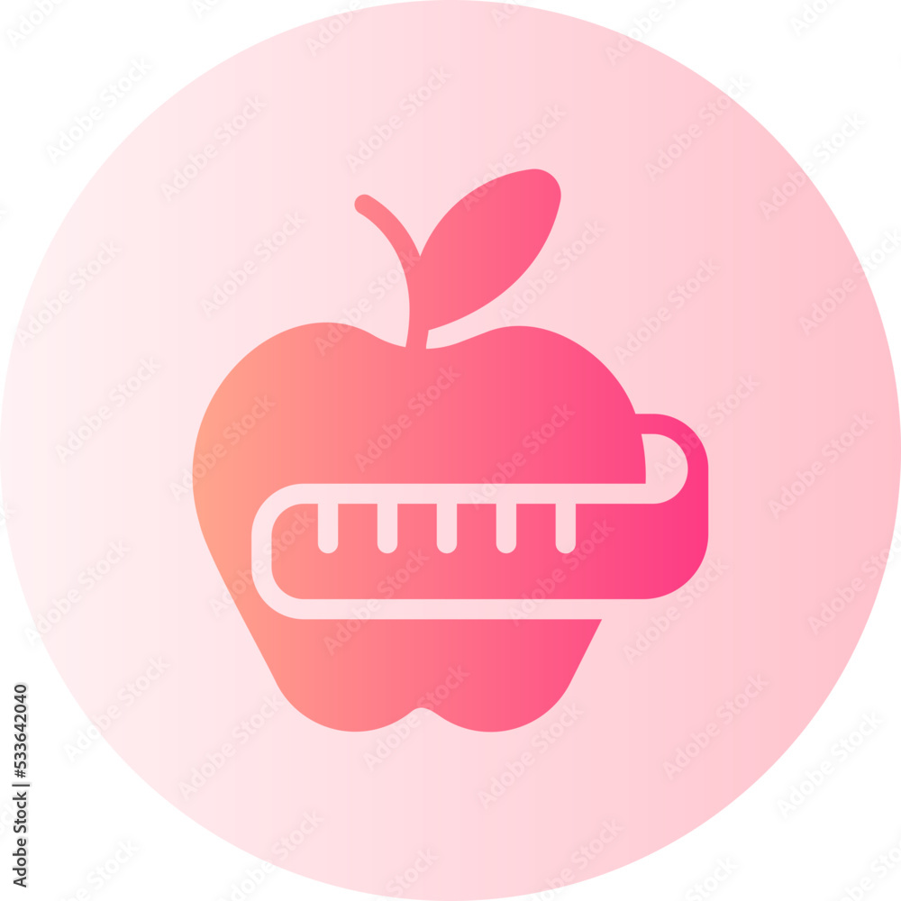 diet gradient icon diet gradient icon
