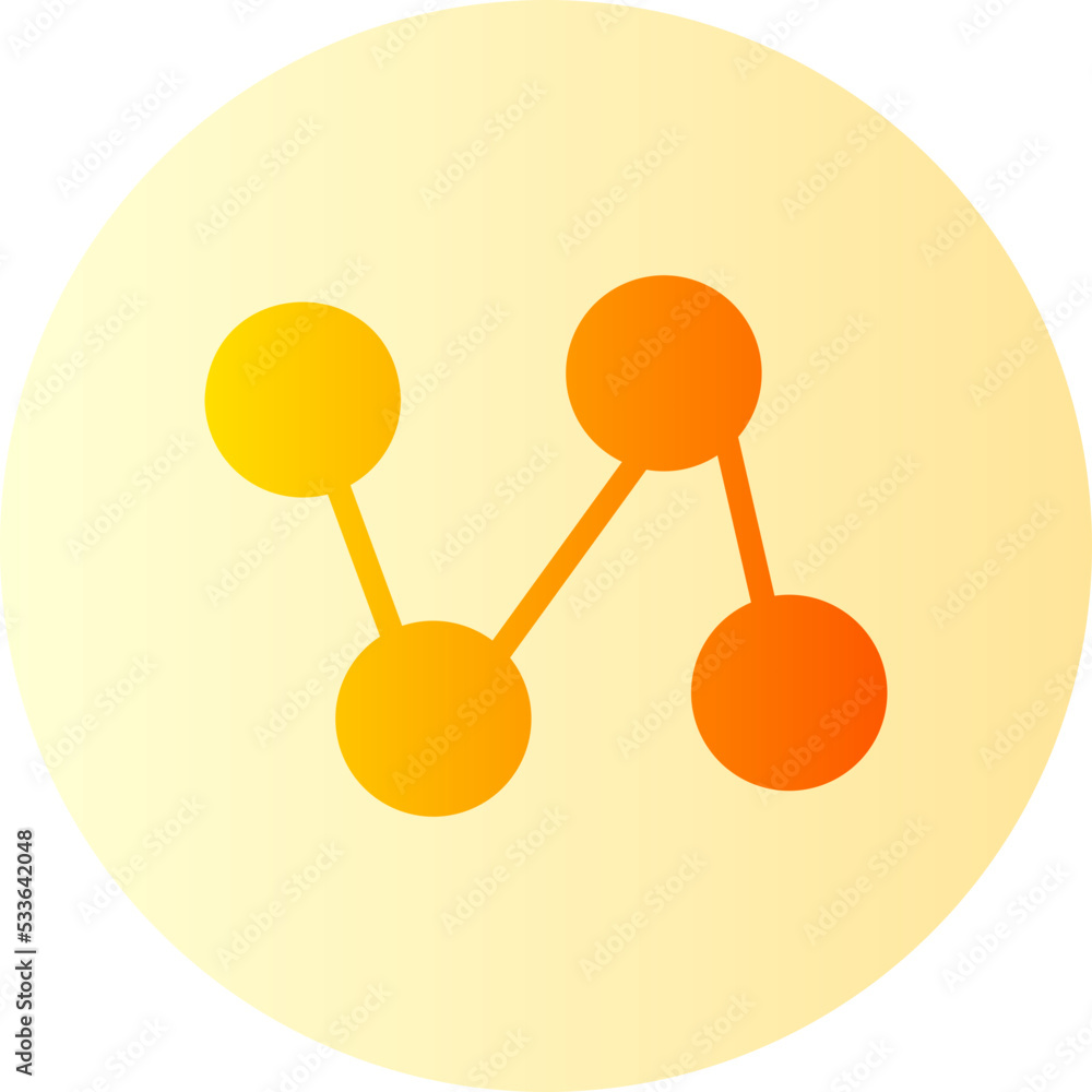 glucose gradient icon glucose gradient icon