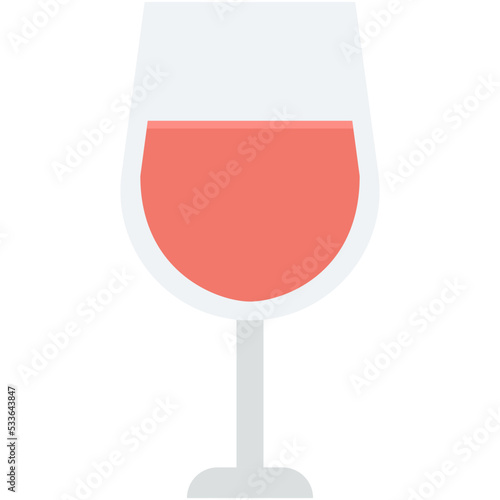 Free Download Wine Glass Vector Icon - GFXLoad