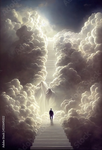 Fotografia, Obraz Soul going to heaven