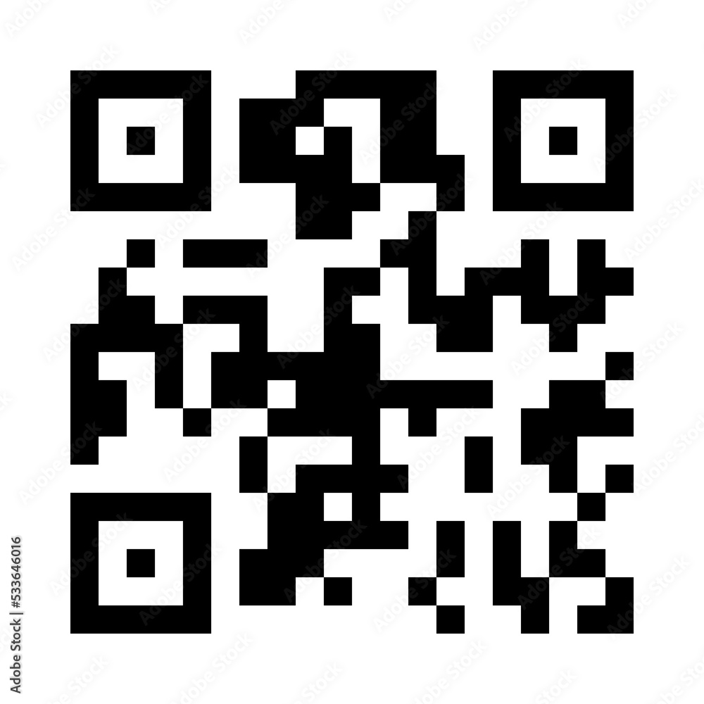 Vector QR code Vector QR code