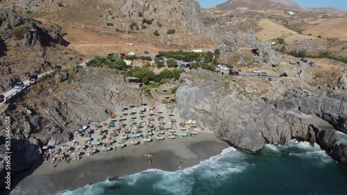 Plage de Ammoudaki, Plakias, Réthymnon, Crète, Grèce, Europe photo