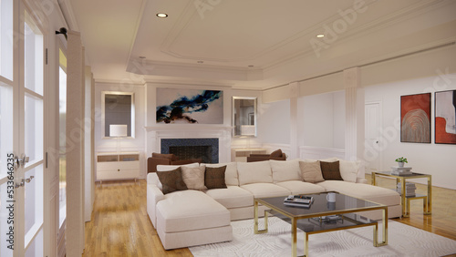 Interior design for house and living room. © Excellence