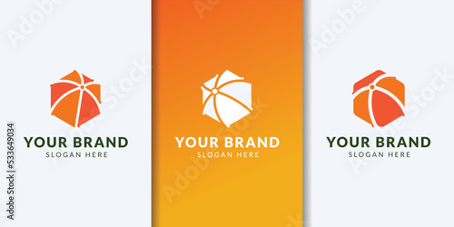 Logistic umbrella vector icon on white background. Flat vector logistic umbrella icon symbol sign from modern delivery and logistics collection for mobile concept