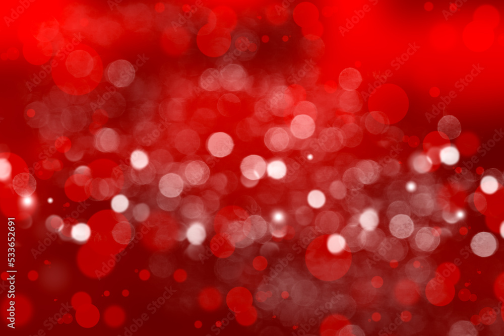 Abstract christmas background with red and white circles glitter bokeh. Abstract christmas background with red and white circles glitter bokeh.