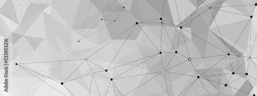 Background polygonal shape, low poly triangle mosaic, black crystal background, vector design wallpaper