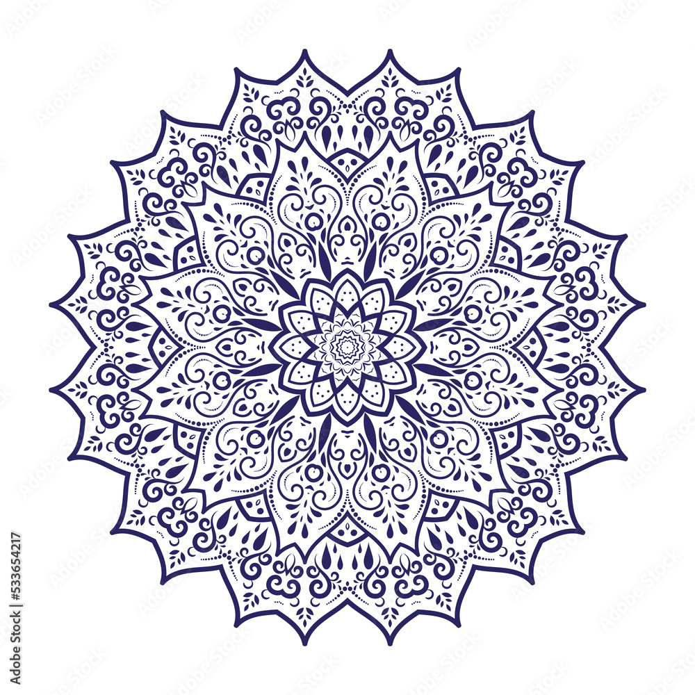 Ornamental luxury mandala pattern Ornamental luxury mandala pattern