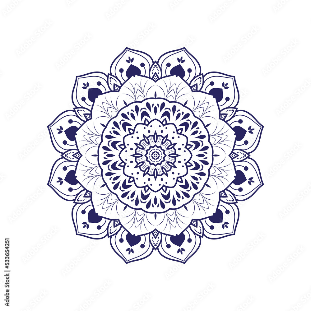 Ornamental luxury mandala pattern Ornamental luxury mandala pattern