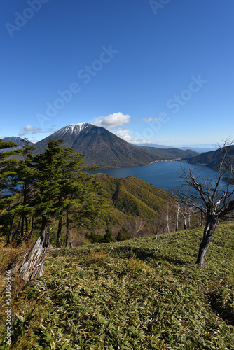 Climbing mountains in Autumn, Nikko, Tochigi, Japan  photo