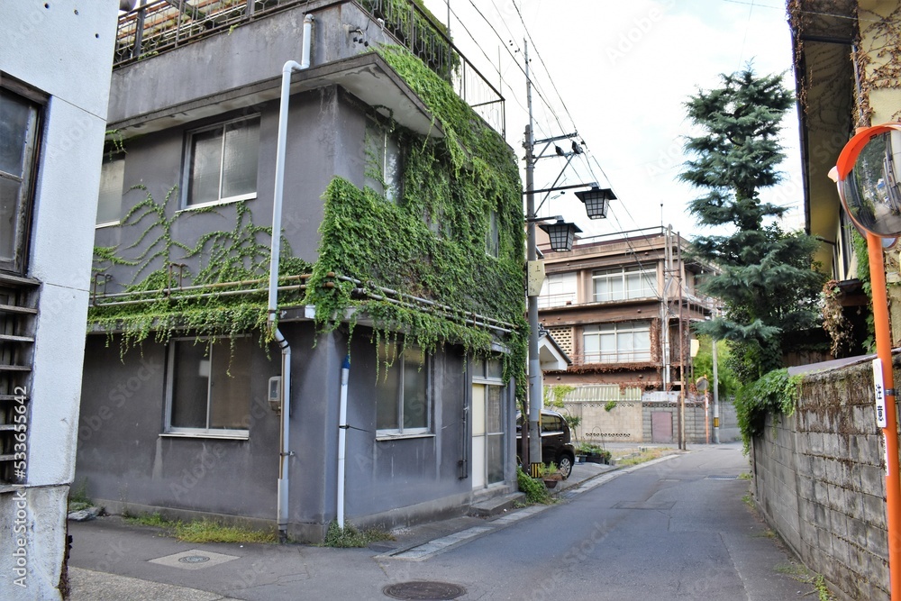 旅館街の街並み