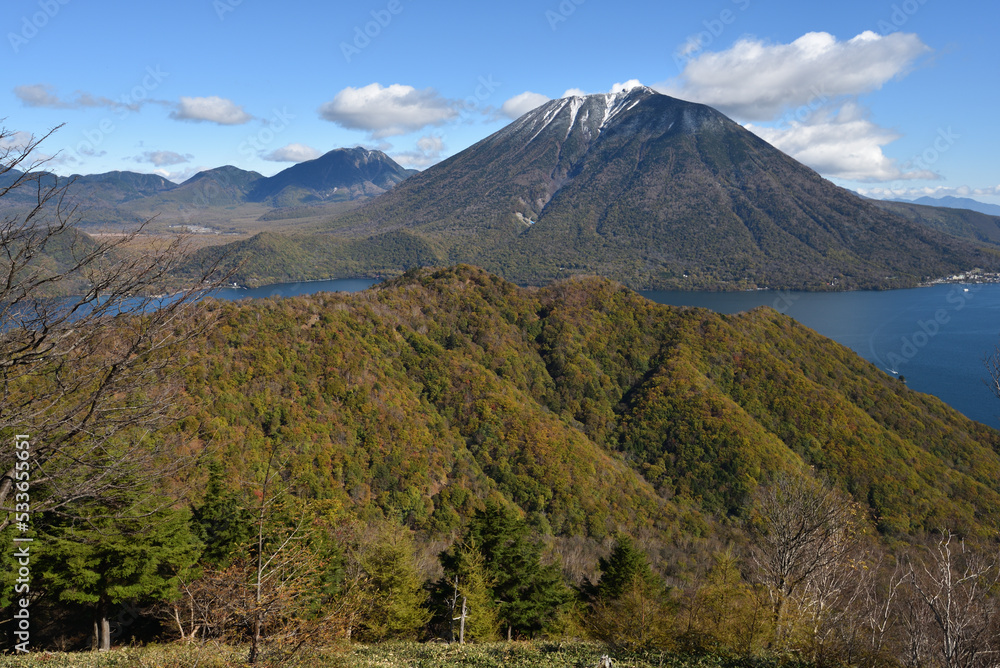 Climbing mountains in Autumn, Nikko, Tochigi, Japan Climbing mountains in Autumn, Nikko, Tochigi, Japan