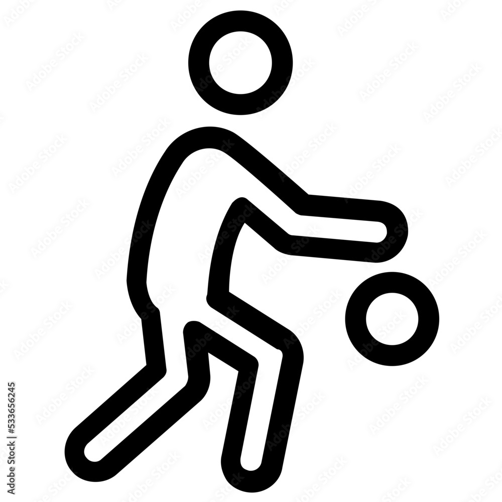 Soccer Player Vector Icon Soccer Player Vector Icon