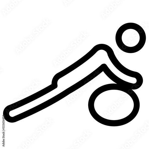 Back Extension Vector Icon 