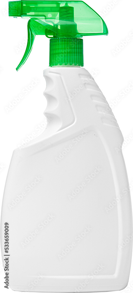 Cleaning spray bottle isolated on white background, copy space Cleaning spray bottle isolated on white background, copy space