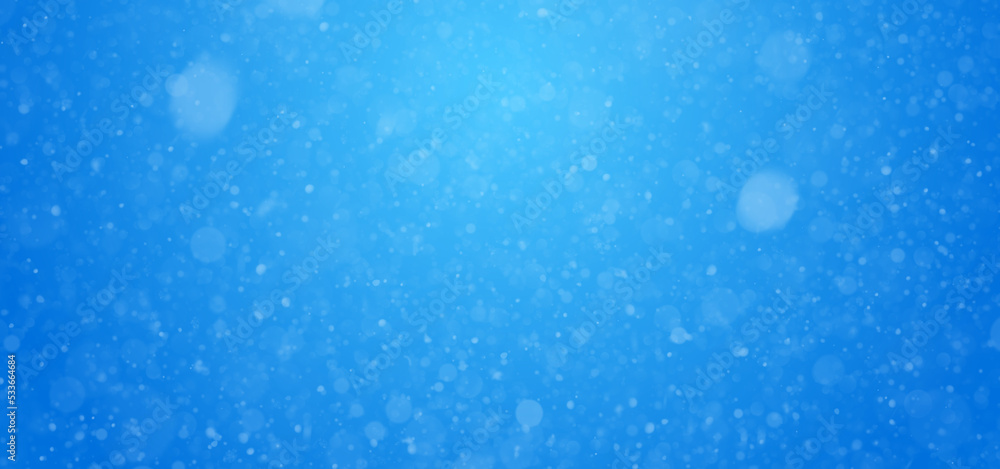 Snow Blue Drops Background