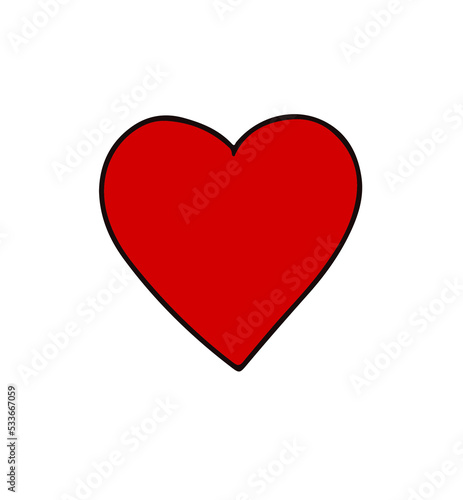 red heart hand drawing retro groovy 70s style Free Download red heart hand drawing retro groovy 70s style - GFXLoad