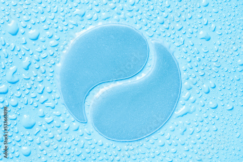 Foto Hydrogel blue eye patches