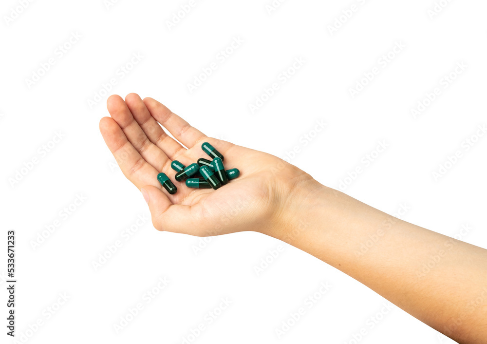 Fototapeta premium Pill Capsules Medicine