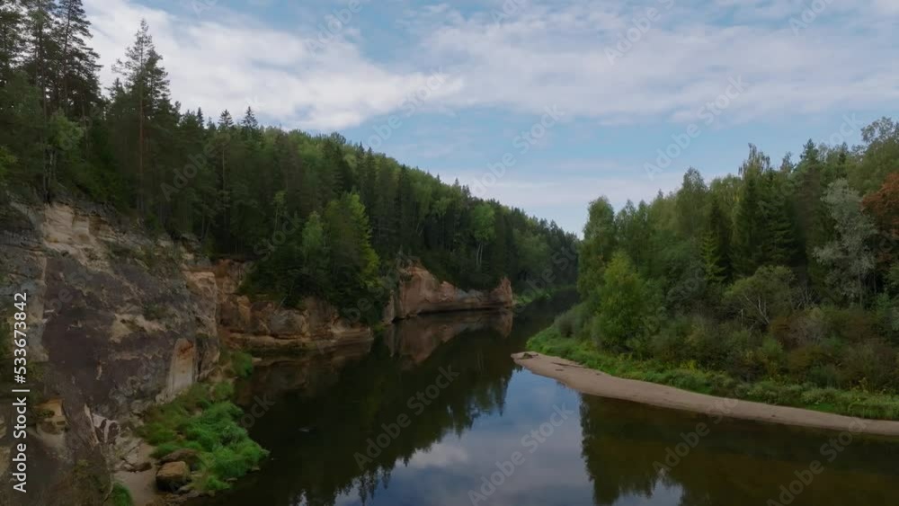 Eagle Cliffs - Gauja National Park. Latvia Eagle Cliffs - Gauja National Park. Latvia