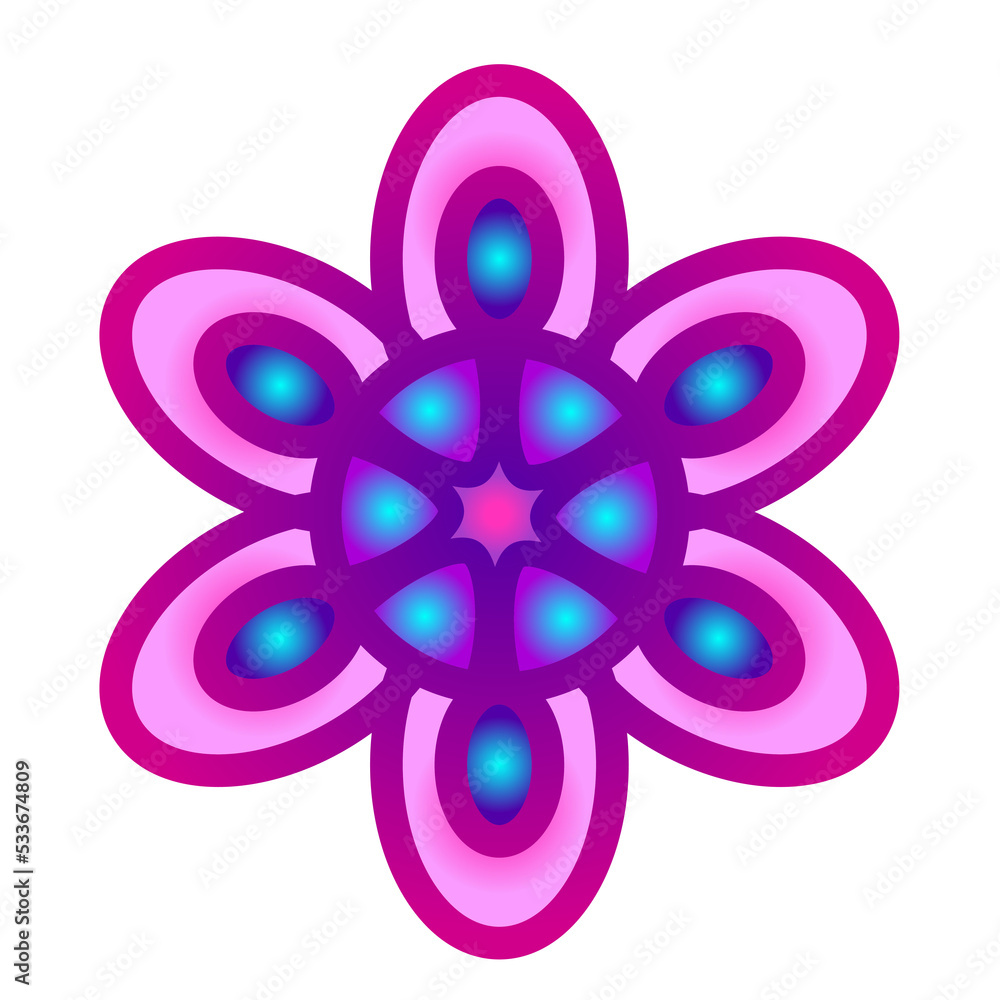 Botanical icon with vibrant colors and gradient. PNG with transparent background. Botanical icon with vibrant colors and gradient. PNG with transparent background.