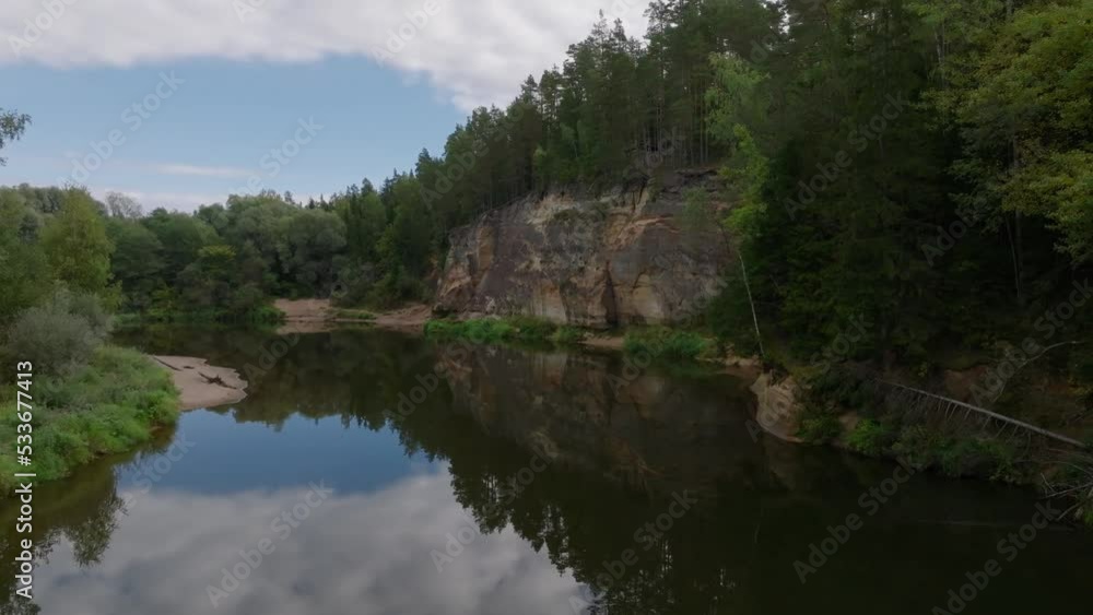 Eagle Cliffs - Gauja National Park. Latvia Eagle Cliffs - Gauja National Park. Latvia