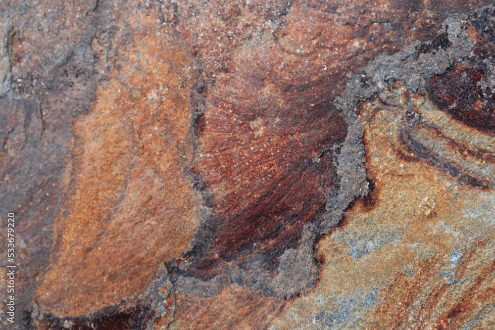 Inner layer texture of sedimentary rock. Stone background. Inner layer texture of sedimentary rock. Stone background.