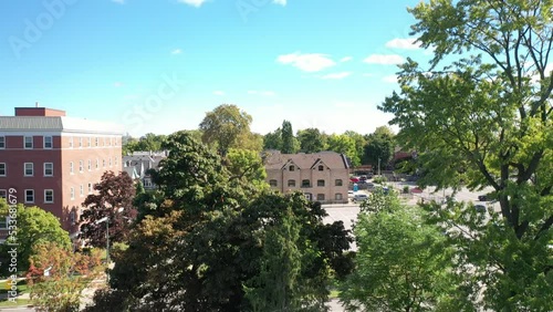 Wallpaper Mural city skyline from drone Torontodigital.ca
