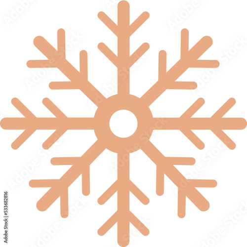 Snowflakes decorated at Christmas Decorate invitation or birthday card, cute cartoon style.