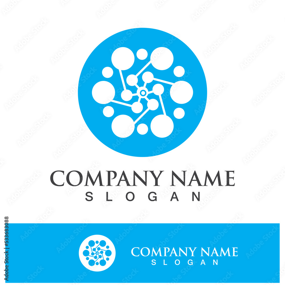 Molecule vector illustration design Molecule vector illustration design