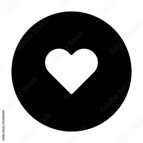 star favorite love circle icon