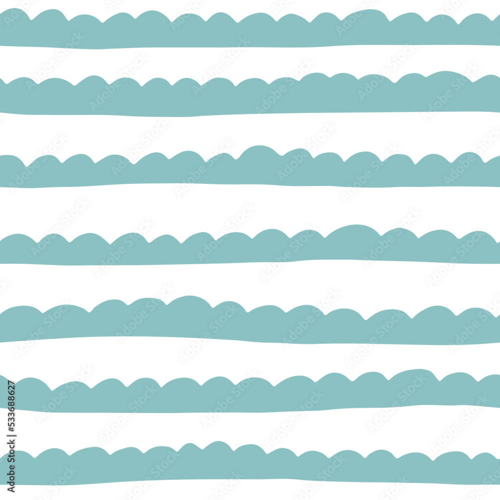 Hand drawn vector doodle lines seamless pattern. Abstract shapes texture. Geometric Ink blue elements background Hand drawn vector doodle lines seamless pattern. Abstract shapes texture. Geometric Ink blue elements background