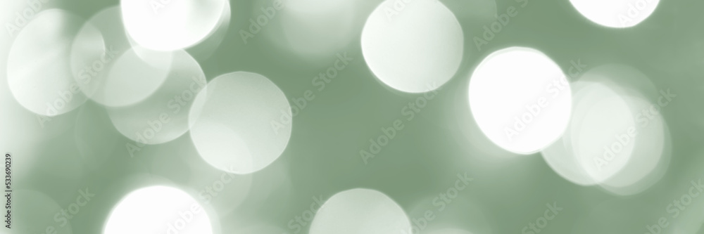 Blurred lights, green background, banner texture. Abstract bokeh with soft light header. Wide screen wallpaper. Panoramic web banner with copy space for design Blurred lights, green background, banner texture. Abstract bokeh with soft light header. Wide screen wallpaper. Panoramic web banner with copy space for design