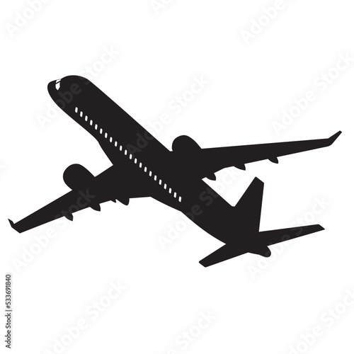 旅客機シルエット