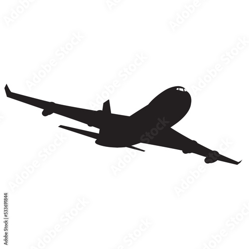 旅客機シルエット