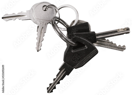 Slika na platnu bunch of keys isolated