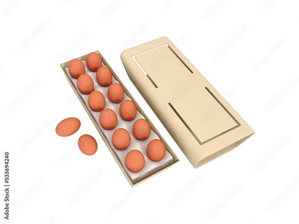 Transparent Tray Of Eggs In Packaging Image Transparent Tray Of Eggs In Packaging Image