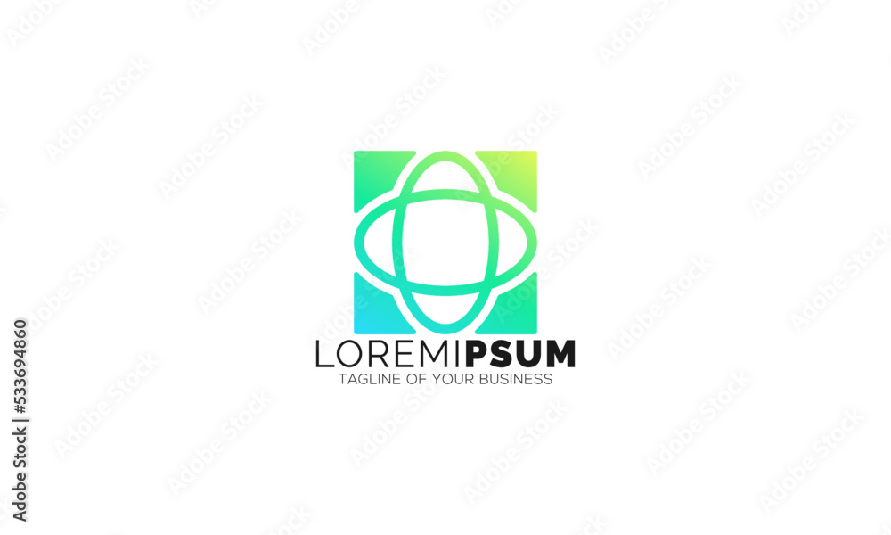 World Tech Logo Design Template in Gradient World Tech Logo Design Template in Gradient