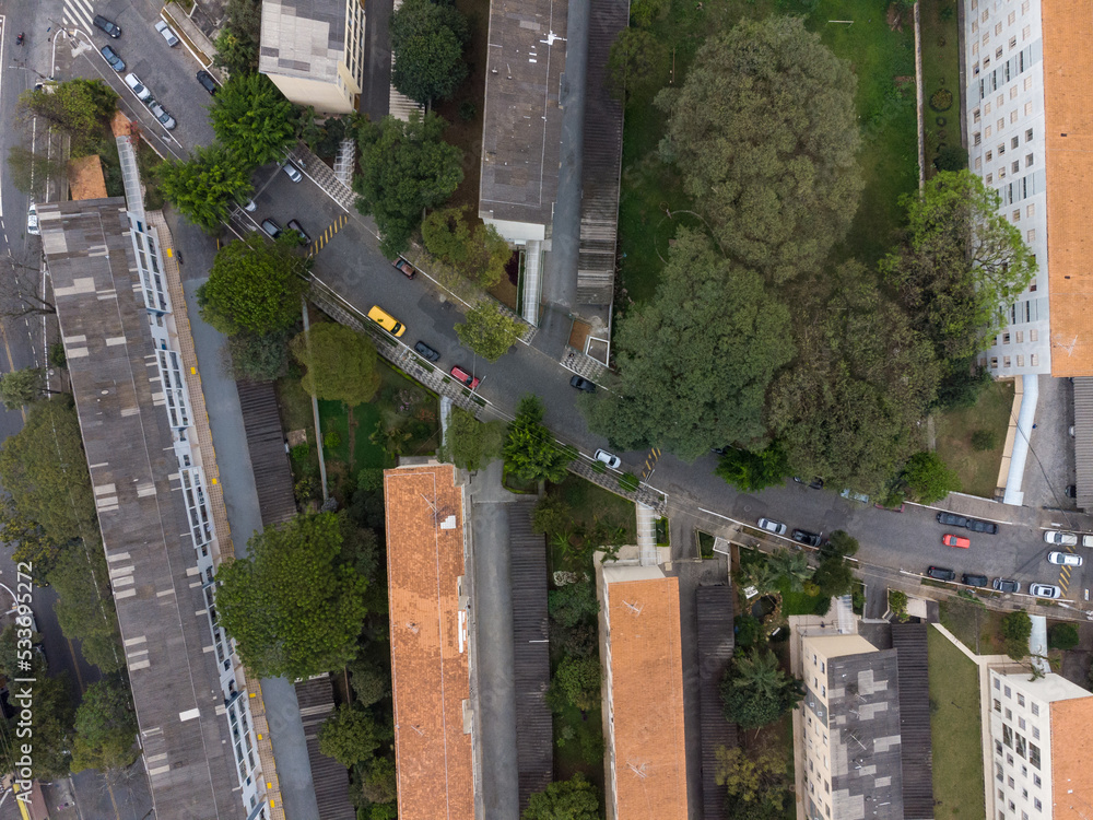 town, cloudy day, residential, clouds, sao paulo, metropolis, flying, business, density, san paolo, south america, road, house, top, historic, roof, sky scrapers, tatuape, sprawl, sao paolo, no people