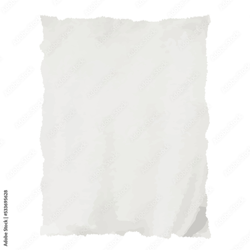 Obraz premium Torn paper on transparent background. vintage sticker with design space vector
