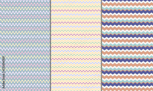 seamless chevron pattern, zigzag lines © LUNE