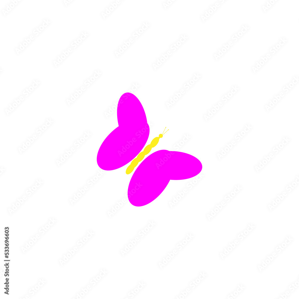 butterfly illustration vector image icon design butterfly illustration vector image icon design